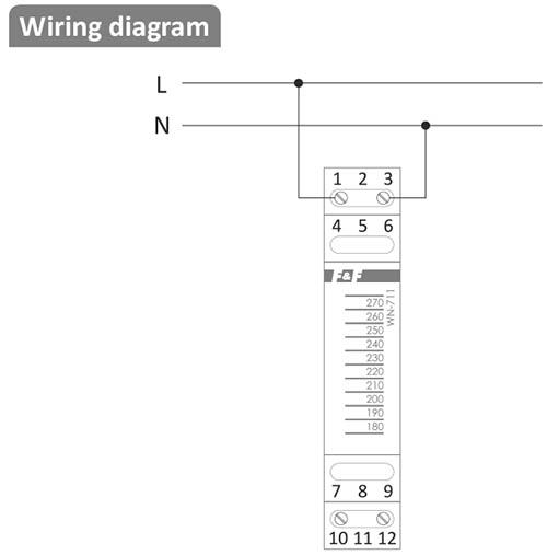 WN-711 wiring diagram